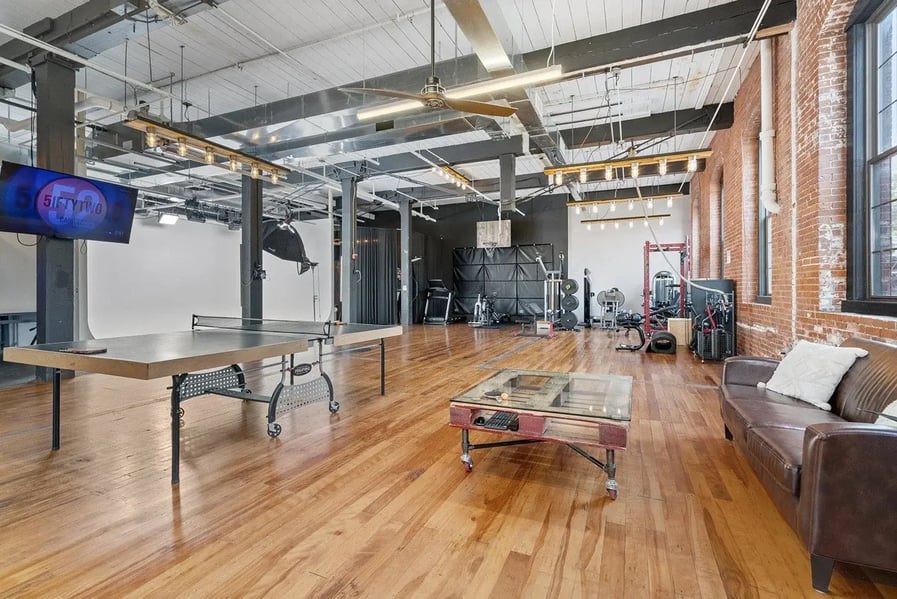 The design floor at the 52 Launch studio