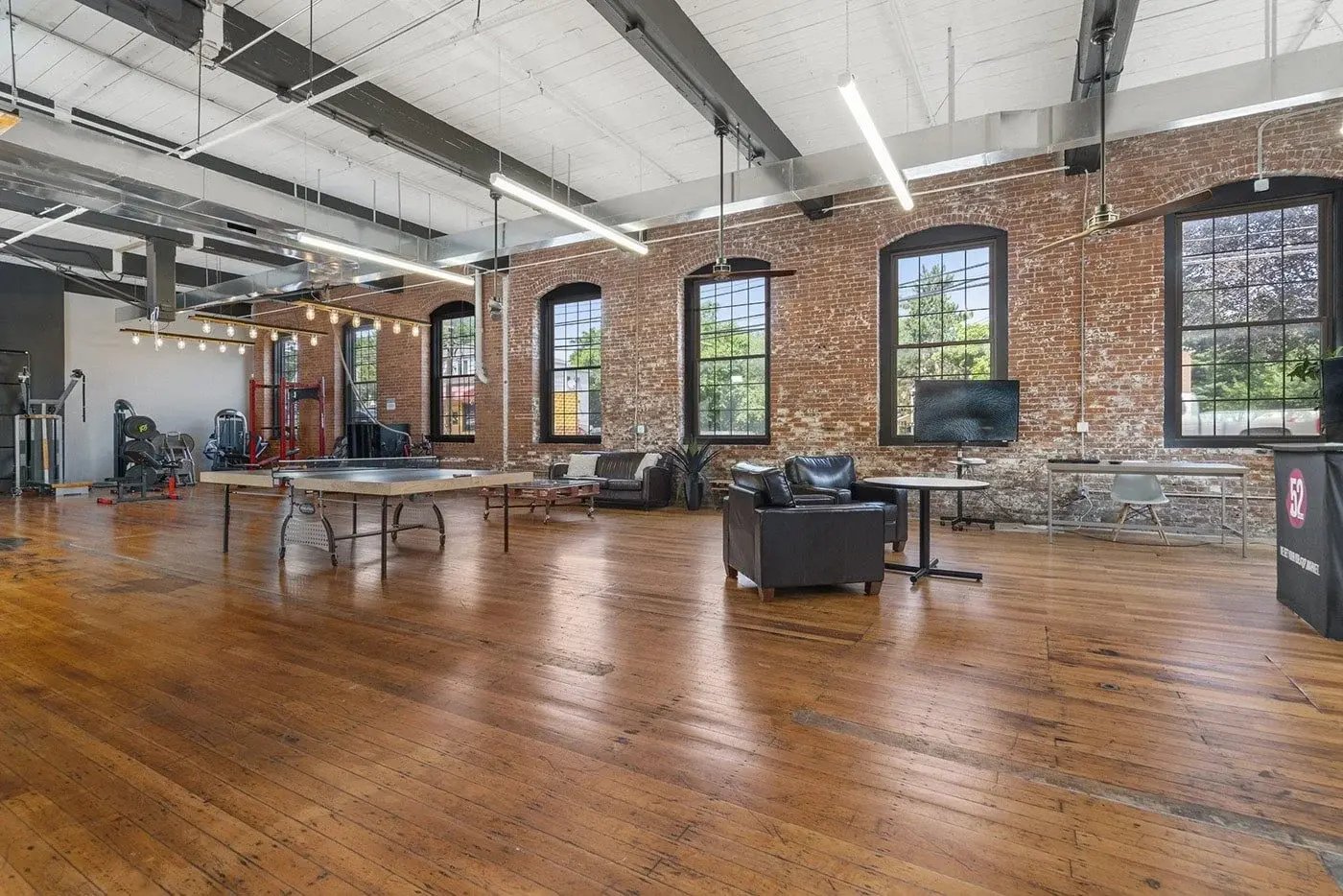 Inside the 52 Launch studio at Saxonville Mills, Framingham, MA