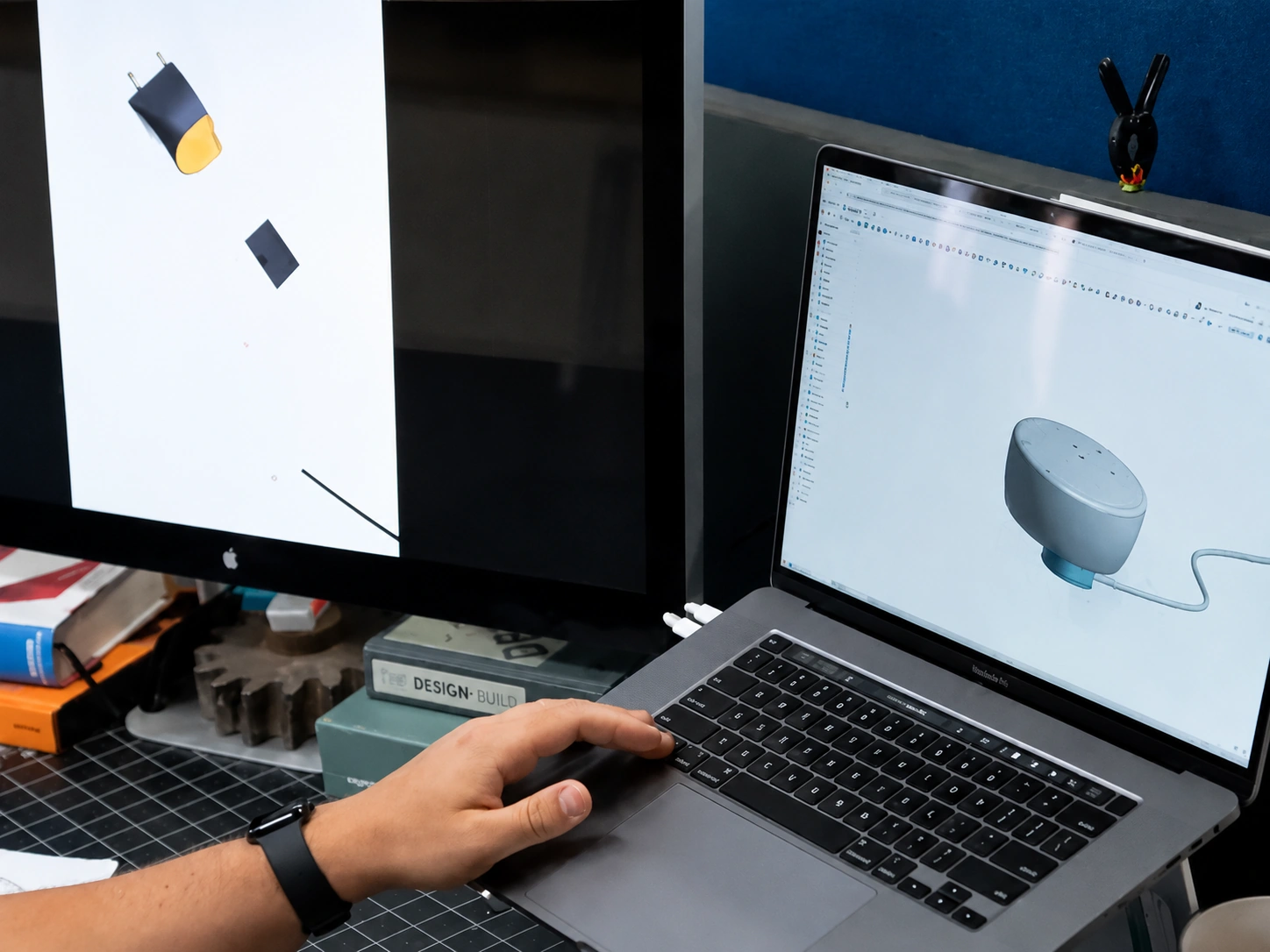 Rendering at the 52Launch product design studio